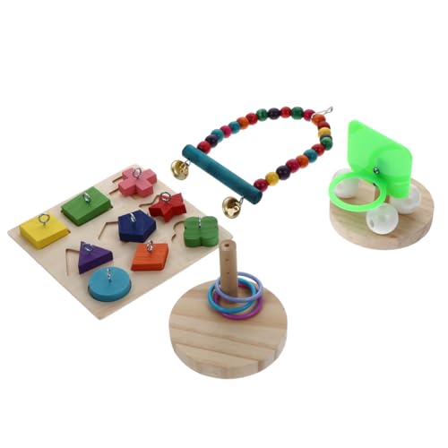 Milisten 4-teiliges Set Papagei Kauspielzeug Papageien-puzzlespielzeug Papagei Plattform Vögel Vogeltrainingsspielzeug Vogelspielzeug Papagei Barsch Papagei Schaukeln Hölzern Milisten 4-teiliges Set Papagei Kauspielzeug Papageien-puzzlespielzeug Papagei Plattform Vögel Vogeltrainingsspielzeug Vogelspielzeug Papagei Barsch Papagei Schaukeln Hölzern von Milisten