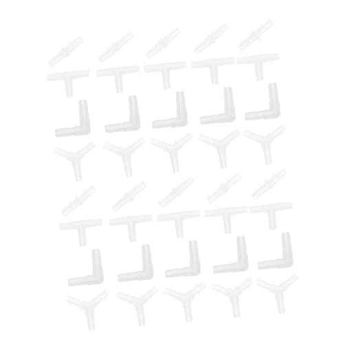 Milisten 40St Adapter für Fischtanks Bootszubehör Marine wasserschlauch Adapter Aquarium Luftschlauch Adapter Sauerstoffpumpe Anschlussstück -Shunt-Werkzeug Aquarienschläuche Weiß Milisten 40St Adapter für Fischtanks Bootszubehör Marine wasserschlauch Adapter Aquarium Luftschlauch Adapter Sauerstoffpumpe Anschlussstück -Shunt-Werkzeug Aquarienschläuche Weiß von Milisten