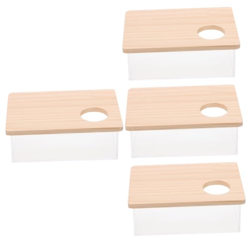 Milisten 4Er-Box Sandkasten für Hamster Klares Hamsterbad Badezimmer für kleine Tiere klarer Behälter Hamster klo Hamster sandbad Hamster-Badewannen Sandbadbehälter für Rennmäuse Acryl Milisten 4Er-Box Sandkasten für Hamster Klares Hamsterbad Badezimmer für kleine Tiere klarer Behälter Hamster klo Hamster sandbad Hamster-Badewannen Sandbadbehälter für Rennmäuse Acryl von Milisten