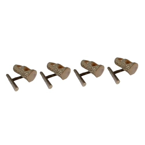 Milisten 4Pcs Futterstelle für Papageien vogelfutterspender vogelfutterhäuschen Vogelfutterstation Katzennapfständer Hühnerschaukel Futternapf für Papageien Vogelhäuschen aus Holz hölzern Milisten 4Pcs Futterstelle für Papageien vogelfutterspender vogelfutterhäuschen Vogelfutterstation Katzennapfständer Hühnerschaukel Futternapf für Papageien Vogelhäuschen aus Holz hölzern von Milisten