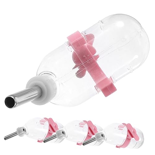 Milisten 4Stücke Automatische Hamster Trinkflasche Wasserbehälter für Haustiere Auslaufsicher zu Installieren für Kleine Wie Hamster von Milisten