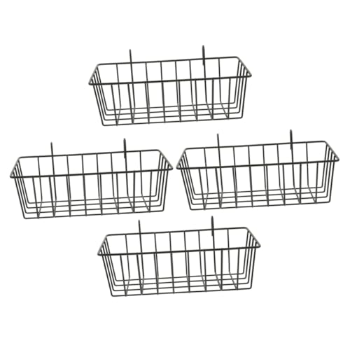 Milisten 4Stücke Heu Futterstation aus Eisen Metall Heu Halter für Käfige Futterlösung für Meerschweinchen und Andere Kleintiere von Milisten