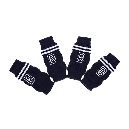 Milisten 4Stücke Hundeleggings für Kleine rutschfeste Hundesocken mit Pfotenschutz Bequem und Warm für Indoor Nutzung für Tiefblaue Milisten 4Stücke Hundeleggings für Kleine rutschfeste Hundesocken mit Pfotenschutz Bequem und Warm für Indoor Nutzung für Tiefblaue von Milisten
