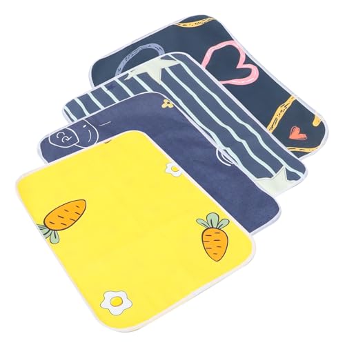 Milisten 4stücke Käfigeinlage Für Meerschweinchen Rattenstreu Für Käfige Waschbare Meerschweinchen-Pads Einstreu Für Wiederverwendbar Feuchtigkeit Absorbierend von Milisten