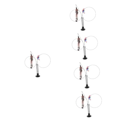 Milisten 5 Sets Katzenspielzeug Interaktiv Für Den Innenbereich Katzenspielzeug Teaser Katzentrainingsstäbe Für Teaser-Spielzeug Katzen-Teasing-Stick Milisten 5 Sets Katzenspielzeug Interaktiv Für Den Innenbereich Katzenspielzeug Teaser Katzentrainingsstäbe Für Teaser-Spielzeug Katzen-Teasing-Stick von Milisten