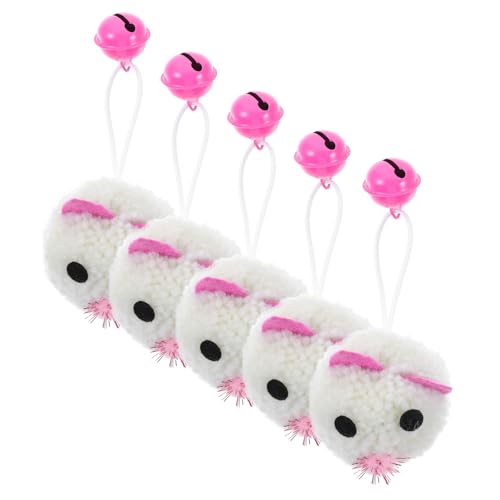 Milisten 5 Stücke Katze Spielzeug Moving Plüsch Mäuse Spielzeug Für Indoor Katzen Interaktive Katze Spielzeug Mit Glocke Milisten 5 Stücke Katze Spielzeug Moving Plüsch Mäuse Spielzeug Für Indoor Katzen Interaktive Katze Spielzeug Mit Glocke von Milisten