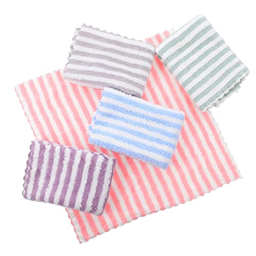 Milisten 5Stücke Korallenfleece Handtücher für Meerschweinchen Saugfähige Atmungsaktive Käfigeinlagen Geschmeidige Badetücher für Kleintiere Waschbar und Schnelltrocknend von Milisten