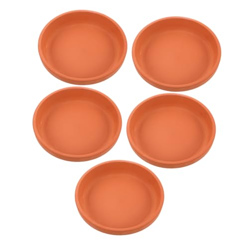 Milisten 5 Stück Runde Tonblumentopfunterlage mit Abflussloch für Pflanzenpflege für und Außenbereiche Milisten 5 Stück Runde Tonblumentopfunterlage mit Abflussloch für Pflanzenpflege für und Außenbereiche von Milisten