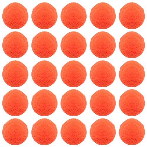 Milisten 500 Stück Plüsch-Pom-Pom-Bälle für Kunst und Handwerk für DIY Kunst Kreative Handwerk Weihnachtsdekorationen Kinderprojekte (Orange) von Milisten