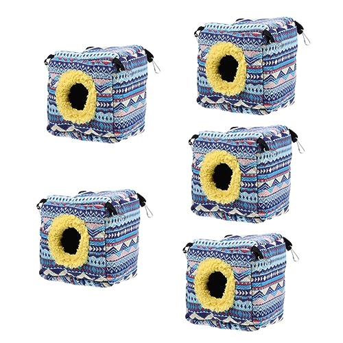 Milisten 5 Stücke Nest Hamster Erwärmung Nest Hamster Hideout Spielzeug Hängematte Milisten 5 Stücke Nest Hamster Erwärmung Nest Hamster Hideout Spielzeug Hängematte von Milisten