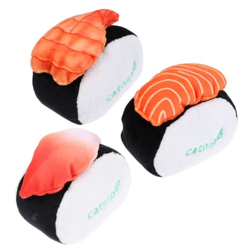 Milisten 6 STK Katzen-Sushi-Spielzeug Plüsch Sushi-katzenspielzeug Mit Katzenminze Interaktives Katzenspielzeug Kleines Kauspielzeug Für Hunde Katzen-Snack-Spielzeug DIY Kätzchen Milisten 6 STK Katzen-Sushi-Spielzeug Plüsch Sushi-katzenspielzeug Mit Katzenminze Interaktives Katzenspielzeug Kleines Kauspielzeug Für Hunde Katzen-Snack-Spielzeug DIY Kätzchen von Milisten
