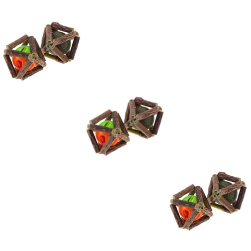 Milisten 6 STK Katzenminze Spielzeug Interaktives Hundespielzeug Katzenminzekugeln Für Katzen Katzenminze Bälle Backenzahn-Spielzeug Für Katzen Polygonum Holz Haustier Katzenstock Milisten 6 STK Katzenminze Spielzeug Interaktives Hundespielzeug Katzenminzekugeln Für Katzen Katzenminze Bälle Backenzahn-Spielzeug Für Katzen Polygonum Holz Haustier Katzenstock von Milisten