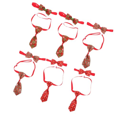 Milisten Weihnachts-Hunde-Fliege-Halsband-Set 6-teilig Haustier-Krawatten Hund Weihnachtsfeier-zubehör Schleifenhalsband für Hund Milisten Weihnachts-Hunde-Fliege-Halsband-Set 6-teilig Haustier-Krawatten Hund Weihnachtsfeier-zubehör Schleifenhalsband für Hund von Milisten