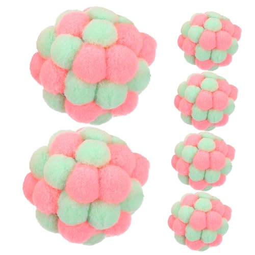 Milisten 6stücke Teiliges Interaktive Katzen-spielbälle Mit Glöckchen Weiche Plüsch-katzenspielzeuge Spiel Und Bewegung Für Katzen Und Kätzchen Milisten 6stücke Teiliges Interaktive Katzen-spielbälle Mit Glöckchen Weiche Plüsch-katzenspielzeuge Spiel Und Bewegung Für Katzen Und Kätzchen von Milisten