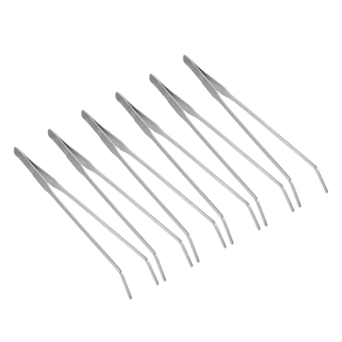 Milisten 6 Stück Teiliges Gebogene Edelstahl Aquarium Pinzetten Rostfreie Terrarien Reptilien-futterzangen für Bartagamen Präzise Pflanzenanordnung Vielseitige Aquarium Terrarienhilfe Milisten 6 Stück Teiliges Gebogene Edelstahl Aquarium Pinzetten Rostfreie Terrarien Reptilien-futterzangen für Bartagamen Präzise Pflanzenanordnung Vielseitige Aquarium Terrarienhilfe von Milisten