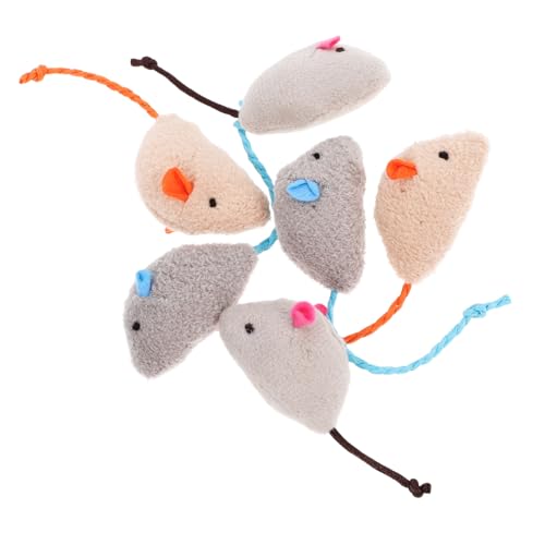 Milisten 6 Stück Teiliges Katzenspielzeug aus Lebensnahem Plüschmaus Design und Interaktiv für Kätzchen Training und Spielerische Beschäftigung Fördert Neugier und Aktivität Milisten 6 Stück Teiliges Katzenspielzeug aus Lebensnahem Plüschmaus Design und Interaktiv für Kätzchen Training und Spielerische Beschäftigung Fördert Neugier und Aktivität von Milisten