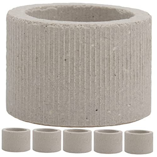 Milisten 6-teiliges Aquarium-pflanzenhalter-Set Mit Bechern Wasserpflanzen Fester Pflanzenhalter Aus Keramikmaterial Für Aquarienpflanzen Fixierkorb-Set von Milisten