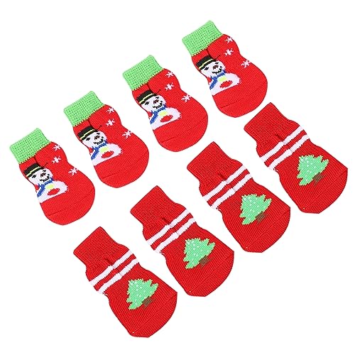 Milisten 8 Stück Haustier socken für Griffe Hundestiefel Pfote Wärmer Weihnachten Fuß hundesocken Dog Socks sockenschuhe Hundeschuhe Haustierbedarf Weihnachtshaustiersocke Stricken Milisten 8 Stück Haustier socken für Griffe Hundestiefel Pfote Wärmer Weihnachten Fuß hundesocken Dog Socks sockenschuhe Hundeschuhe Haustierbedarf Weihnachtshaustiersocke Stricken von Milisten