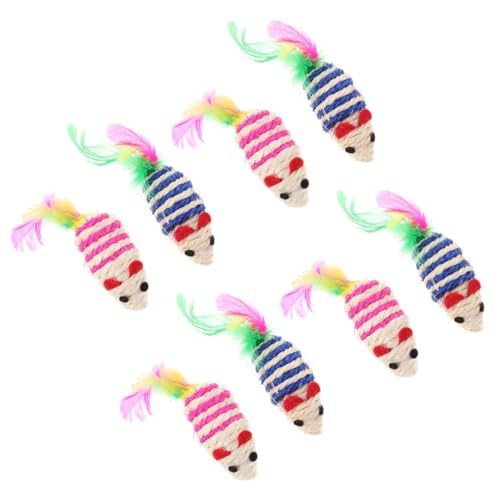 Milisten 8 Stück Sound-Katzenspielzeug Interaktives Katzenspielzeug Katze Zauberstab Cat Treat Toy Katzenminze Katze Wohnungskatzen Kätzchen Katzenspielzeug Mäuse Sisal Milisten 8 Stück Sound-Katzenspielzeug Interaktives Katzenspielzeug Katze Zauberstab Cat Treat Toy Katzenminze Katze Wohnungskatzen Kätzchen Katzenspielzeug Mäuse Sisal von Milisten