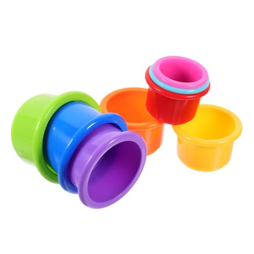 Milisten Kaninchen Spielzeug Tassen 8 Stück Farbenfrohe Nisttassen für Kaninchenfutter Stapelbar Kreatives Design für Drinnen und Draußen Milisten Kaninchen Spielzeug Tassen 8 Stück Farbenfrohe Nisttassen für Kaninchenfutter Stapelbar Kreatives Design für Drinnen und Draußen von Milisten