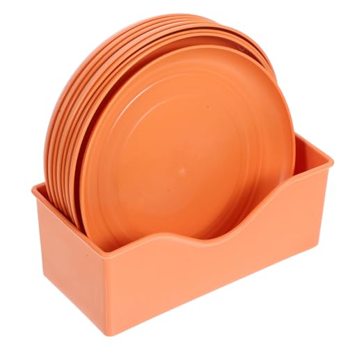 Milisten 8stücke Teiliges Set Katzenfutter-Schalen Aus Bruchsicherem Kunststoff Flache Futternäpfe Orange Für Kleine Haustiere Für Kätzchen Und Kurzbeinige Katzen Mit Stabiler Basis Milisten 8stücke Teiliges Set Katzenfutter-Schalen Aus Bruchsicherem Kunststoff Flache Futternäpfe Orange Für Kleine Haustiere Für Kätzchen Und Kurzbeinige Katzen Mit Stabiler Basis von Milisten