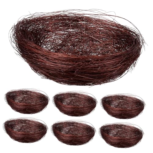 Milisten 80 STK Simuliertes Vogelnest osterpresente Easter Presents Vogelnester für Ostern Requisiten Fotografie Mini vogelhaus Filz basteln Vogelnest-Ornamente künstliche Nester -Seide Milisten 80 STK Simuliertes Vogelnest osterpresente Easter Presents Vogelnester für Ostern Requisiten Fotografie Mini vogelhaus Filz basteln Vogelnest-Ornamente künstliche Nester -Seide von Milisten