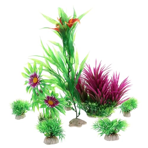 Milisten 8St Aquarium Dekoration kunststoffpflanze Aquarienpflanze für Aquarium kleine Aquariumdekorationen künstliche Pflanzen Anlage Zubehör für Aquarien Aquariumpflanze Plastik Milisten 8St Aquarium Dekoration kunststoffpflanze Aquarienpflanze für Aquarium kleine Aquariumdekorationen künstliche Pflanzen Anlage Zubehör für Aquarien Aquariumpflanze Plastik von Milisten