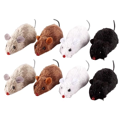 Milisten 8stücke Aufzieh-Spielzeug Mäuse Für Katzen Lebensnahe Plüschratten Wind-up Spielzeug Für Haustiere Zufällige Farben Zur Unterhaltung Von Katzen Milisten 8stücke Aufzieh-Spielzeug Mäuse Für Katzen Lebensnahe Plüschratten Wind-up Spielzeug Für Haustiere Zufällige Farben Zur Unterhaltung Von Katzen von Milisten