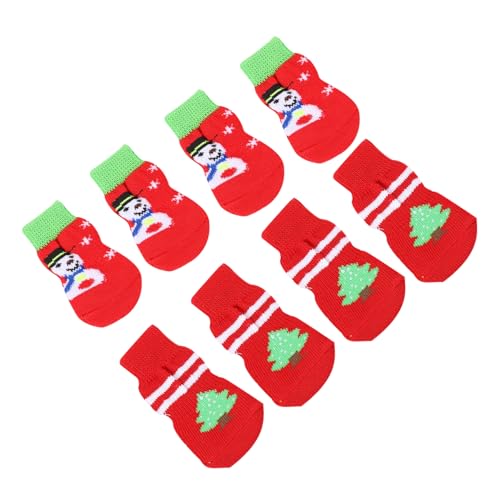 Milisten 8St Haustier socken Weihnachtssocken für Haustiere Haustier Weihnachtssocke hundesocken Dog Socks sockenschuhe Weihnachtshaustiersocke weihnachtlicher Pfotenschutz Stricken Milisten 8St Haustier socken Weihnachtssocken für Haustiere Haustier Weihnachtssocke hundesocken Dog Socks sockenschuhe Weihnachtshaustiersocke weihnachtlicher Pfotenschutz Stricken von Milisten