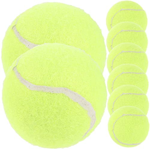 Milisten Tennisball-Spielzeug Für Hunde 8 Stück Hunde-tennisbälle Tragbar Leicht Für Tennisübungen Und Hundetraining von Milisten
