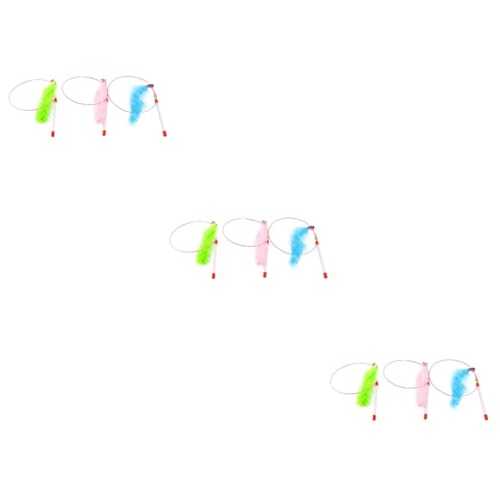 Milisten 9 STK Interaktives Katzenspielzeug Spielzeug zum Necken von Katzen Katzenstock Katzendrahtbaumler Angeln Spielzeuge Zubehör für Katzenspielzeug Stahldraht Katzen-Teaser die Klingel Milisten 9 STK Interaktives Katzenspielzeug Spielzeug zum Necken von Katzen Katzenstock Katzendrahtbaumler Angeln Spielzeuge Zubehör für Katzenspielzeug Stahldraht Katzen-Teaser die Klingel von Milisten