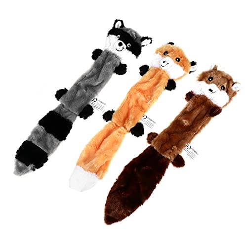 Milisten 9 STK Sound-Spielzeug für Haustiere Kauspielzeug Flauschige Kuscheltiere Plüschtier Interactive Dog Toys Spielzeuge Quietschspielzeug für Hunde tragbares Hundespielzeug Bissfest von Milisten