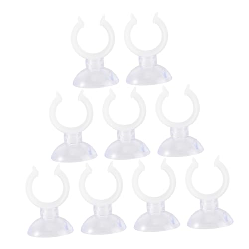 Milisten 9 Stück Aquarium-Wasserrohrschellen, Saugnäpfe, Aquarium-Zubehör, Rohrschellen, Aquarium-Wassersaugnapfhalter, Saugnapf-Halter, Schlauchklemme, PVC, transparent Milisten 9 Stück Aquarium-Wasserrohrschellen, Saugnäpfe, Aquarium-Zubehör, Rohrschellen, Aquarium-Wassersaugnapfhalter, Saugnapf-Halter, Schlauchklemme, PVC, transparent von Milisten