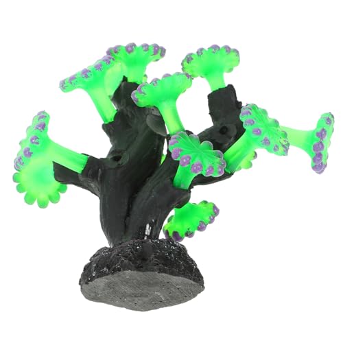 Milisten Aquarienverzierung Aquarium LED-Licht für Aquarien imitierte Korallenornamente gefälschte Korallenskulptur Tank korallenbaum coraltree Silikonkoralle Simulation Koralle Kieselgel Milisten Aquarienverzierung Aquarium LED-Licht für Aquarien imitierte Korallenornamente gefälschte Korallenskulptur Tank korallenbaum coraltree Silikonkoralle Simulation Koralle Kieselgel von Milisten