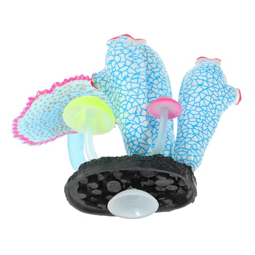 Milisten Aquariumzubehör Koralle Tank Fisch Fluoreszierende Seeanemone Qualle Aquarium Zubehör Aquarium Dekoration Süßwasser Dekoration Aquariendekor Ornament Figur für Aquarium Kieselgel Milisten Aquariumzubehör Koralle Tank Fisch Fluoreszierende Seeanemone Qualle Aquarium Zubehör Aquarium Dekoration Süßwasser Dekoration Aquariendekor Ornament Figur für Aquarium Kieselgel von Milisten