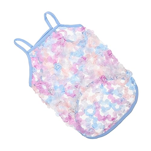 Milisten Atmungsaktive Hundeweste für Kleine bis Mittelgroße Hunde und Katzen Leichtes Frühlings Sommer Vest mit Floralem Muster Dekoratives Party Kostüm und Bequemes Pet Shirt in Hellblau Milisten Atmungsaktive Hundeweste für Kleine bis Mittelgroße Hunde und Katzen Leichtes Frühlings Sommer Vest mit Floralem Muster Dekoratives Party Kostüm und Bequemes Pet Shirt in Hellblau von Milisten