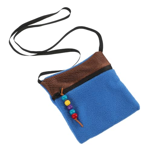 Milisten Atmungsaktive Tragbare Hamster Tragetasche aus Strapazierfähigem Baumwollmaterial mit Belüftung Sicherem Design und Schultergurt für Outdoor Reisen mit Kleinen Zufällige Farbe von Milisten