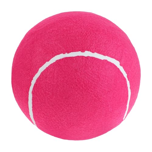 Milisten Aufblasbarer Tennisball Riesiger Hundetennisball Hundefußball Quietschende Tennisbälle Riesige Tennisbälle Kaubälle Für Hunde Hundebälle Für Große Hunde Rosig Flanell von Milisten