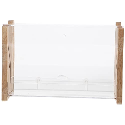 Milisten Automatische Mulde Hühnerfutter Futterbehälter für Hühner Futtertrog für Hühner Vogelfütterer vogelfutter Papageien -Lebensmittelbehälter Sittich-Futter Acryl Beige Milisten Automatische Mulde Hühnerfutter Futterbehälter für Hühner Futtertrog für Hühner Vogelfütterer vogelfutter Papageien -Lebensmittelbehälter Sittich-Futter Acryl Beige von Milisten