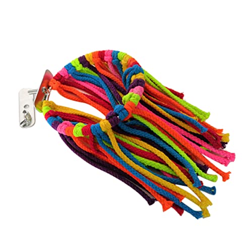 Milisten Baumwollseilspielzeug Papageienspielzeug Papagei Seilbarsch Papagei Kauspielzeug Papagei-Seil- Papageienbissspielzeug Vogelbiss Zufällige Farbe Milisten Baumwollseilspielzeug Papageienspielzeug Papagei Seilbarsch Papagei Kauspielzeug Papagei-Seil- Papageienbissspielzeug Vogelbiss Zufällige Farbe von Milisten