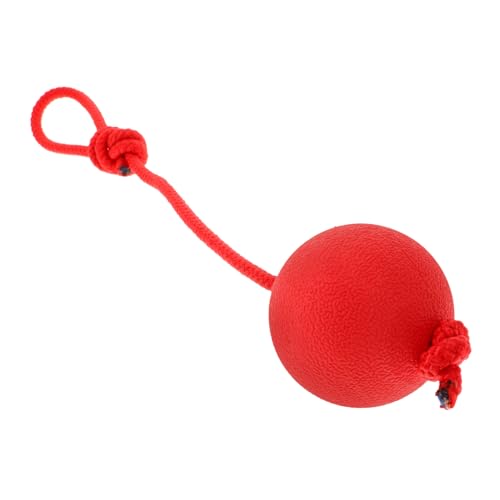 Milisten Bissfester Elastischer Hundespielzeug Ball aus Vollgummi mit Robustem Seil Großer Trainingsball für Welpen und Hunde Strapazierfähiges Outdoor für Apportier und Zufällige Farbe Milisten Bissfester Elastischer Hundespielzeug Ball aus Vollgummi mit Robustem Seil Großer Trainingsball für Welpen und Hunde Strapazierfähiges Outdoor für Apportier und Zufällige Farbe von Milisten