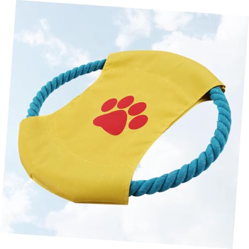 Milisten Bissfestes Flexibles Pet Flying Disc Robustes Trainingsspielzeug für Hunde Wie Retriever Samoyed Leichter Wurfscheibe für Drinnen und Draußen Farblich Zufällig Zufällige Farbe von Milisten