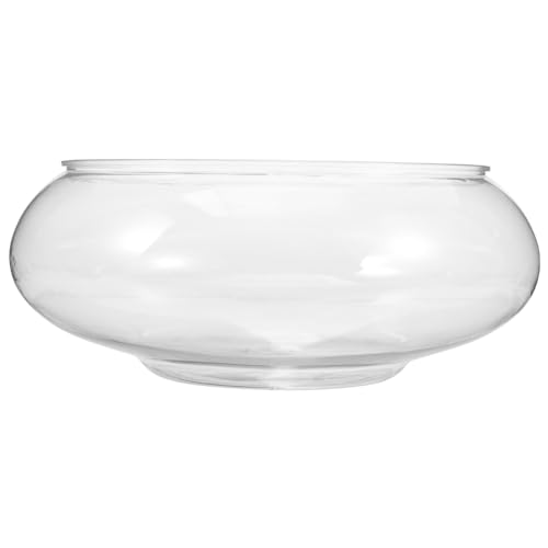 Milisten Blumenvase Aus Runde Vase Mit Breiter Öffnung Terrarium-Sukkulenten-Pflanzgefäß Hydrokultur-Pflanzgefäß Blumenbehälter -Tischdekoration Milisten Blumenvase Aus Runde Vase Mit Breiter Öffnung Terrarium-Sukkulenten-Pflanzgefäß Hydrokultur-Pflanzgefäß Blumenbehälter -Tischdekoration von Milisten