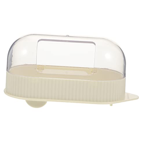 Milisten Box Hamster Toilette Hamsterkäfig Hamsterträger Weiches Bad Hamster Haustier Chinchilla Tank Streu Stall Hamster Zubehör Für Käfige Wanne Hamster Substratbehälter Abs von Milisten