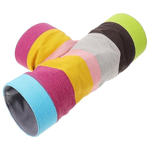Milisten Bunter Hamster Tunnel für Kleintiere Multifunktionaler Nagerversteck Atmungsaktives Kuschelnest für Hamster Ratten Chinchillas Kreatives Versteck und Schlafhöhle Milisten Bunter Hamster Tunnel für Kleintiere Multifunktionaler Nagerversteck Atmungsaktives Kuschelnest für Hamster Ratten Chinchillas Kreatives Versteck und Schlafhöhle von Milisten