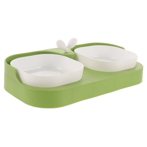 Milisten Cat Pet Bowl Welpenfutterautomat aus Kunststoff Kleine Hundesschüssel Haustiernapf Futterhalter für Katzen Pet Feeder Bowl Wasserschale Futternapf für Haustiere pp Hellgrün Milisten Cat Pet Bowl Welpenfutterautomat aus Kunststoff Kleine Hundesschüssel Haustiernapf Futterhalter für Katzen Pet Feeder Bowl Wasserschale Futternapf für Haustiere pp Hellgrün von Milisten