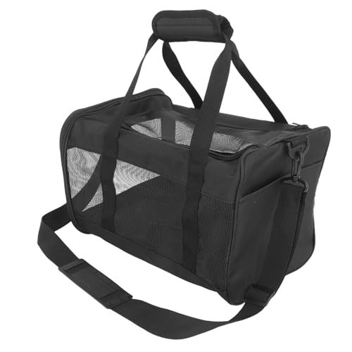 Milisten Diagonale Haustiertasche Haustierreiseträger Transportbox für Katzen Katzenträger Tierträger Welpenhalter Hund Reisetasche Transportbox für Hunde Katzenreiseträger Netz Schwarz Milisten Diagonale Haustiertasche Haustierreiseträger Transportbox für Katzen Katzenträger Tierträger Welpenhalter Hund Reisetasche Transportbox für Hunde Katzenreiseträger Netz Schwarz von Milisten