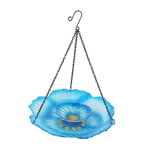 Milisten Doppelstöckiger Vogelhäuschen für Außenbereich Hängender Futter und Wasserspender für Vögel mit Dekorativem Design für Garten und Terrasse Milisten Doppelstöckiger Vogelhäuschen für Außenbereich Hängender Futter und Wasserspender für Vögel mit Dekorativem Design für Garten und Terrasse von Milisten