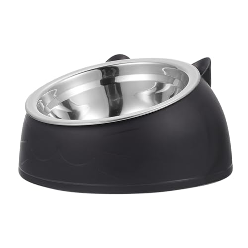 Milisten Edelstahl Haustiernapf mit Kapazität Rutschfestem Standfuß Ergonomisch Geneigte Schüssel für Katzen und Hunde Stabiler Futter und Wassernapf zum Schutz der Halswirbelsäule Milisten Edelstahl Haustiernapf mit Kapazität Rutschfestem Standfuß Ergonomisch Geneigte Schüssel für Katzen und Hunde Stabiler Futter und Wassernapf zum Schutz der Halswirbelsäule von Milisten