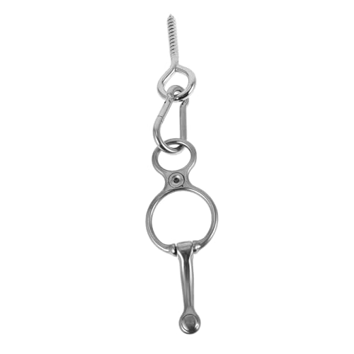 Milisten Edelstahl Pferde Tie Ring mit Sicherheitsverschluss Stabiler Stall Anbindering Vielseitiges Pferde Zubehör für Training und Transport Praktisches Halfter für Sicheres Anbinden Milisten Edelstahl Pferde Tie Ring mit Sicherheitsverschluss Stabiler Stall Anbindering Vielseitiges Pferde Zubehör für Training und Transport Praktisches Halfter für Sicheres Anbinden von Milisten